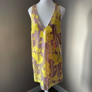 Smythe, Size 6. Sequin floral mini dress. NWT.